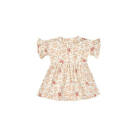 Rylee & Cru Pink ﬂoral Babydoll Dress