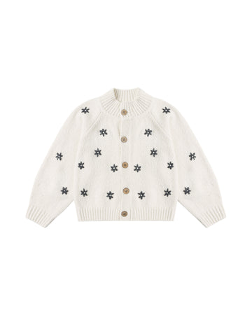 Rylee + Cru Tulip Cardigan Midnight Daisy