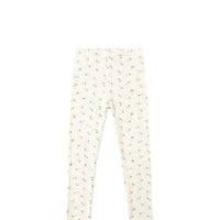 Rylee + Cru Natural Ditsy Legging