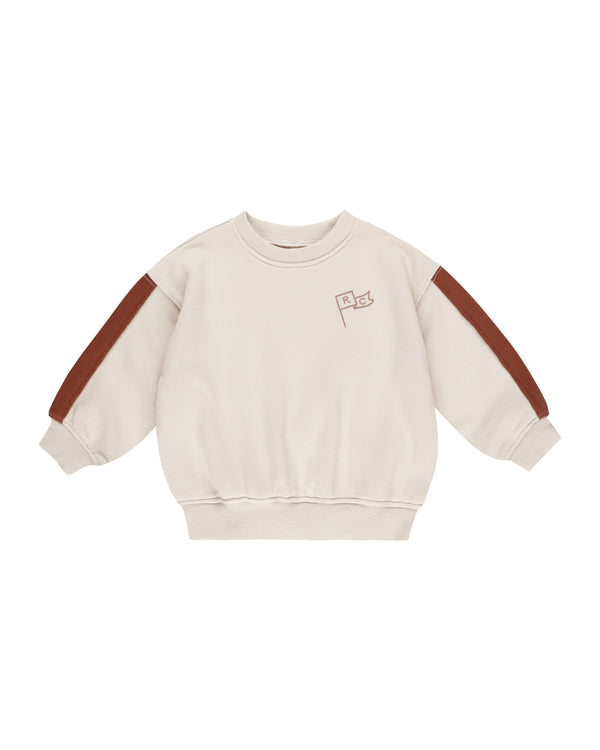 Rylee + Cru Relaxed Sweatshirt Stone