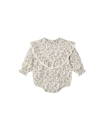 Rylee + Cru Winnie Romper Winter Garden