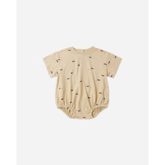Rylee & Cru Relaxed Bubble Romper Sailboats