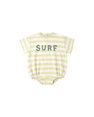 Rylee + Cru Relaxed Bubble Romper - Surf