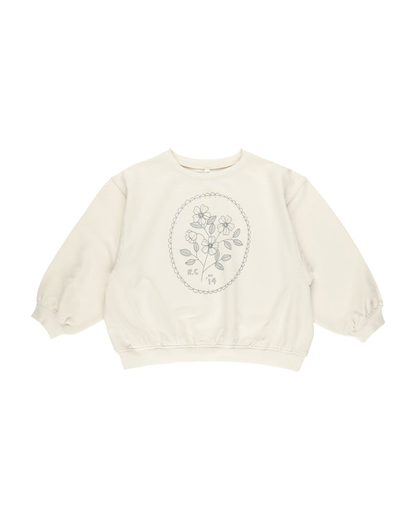 Rylee + Cru Oversized Sweatshirt Wildﬂower