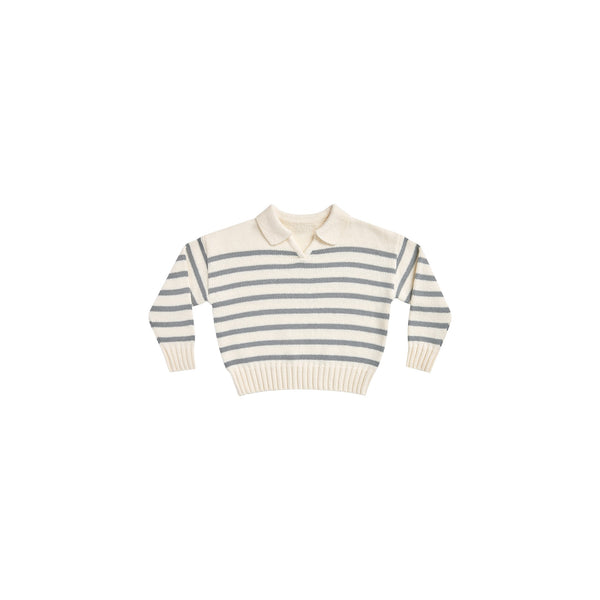 Rylee & Cru Stripe Collared Sweater