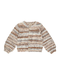 Rylee + Cru Blue Multi-Stripe Cheyenne Cardigan