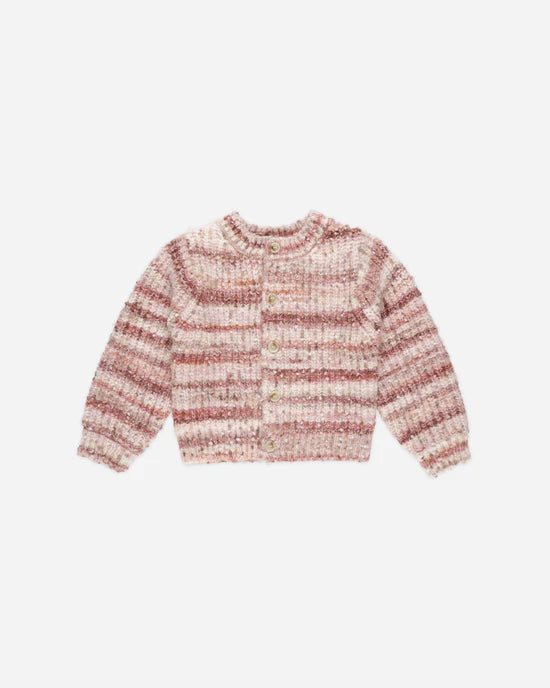 Rylee + Cru Cheyenne Cardigan Pink Multi Stripe