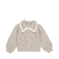 Rylee + Cru Alice Sweater Heathered Sand