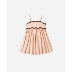 Rylee & Cru Ric Rac Dress Blush