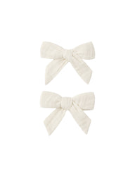 Rylee + Cru Bows, Set Of 2 - Natural