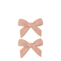 Rylee + Cru Bows, Set Of 2 - Melon
