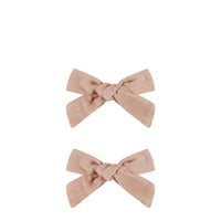 Rylee + Cru Bows, Set of 2 Rose