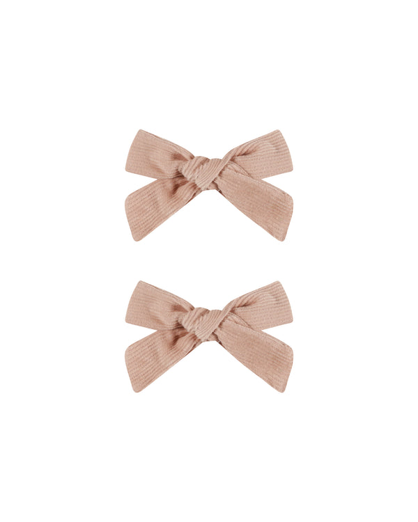 Rylee + Cru Bows, Set of 2 Rose