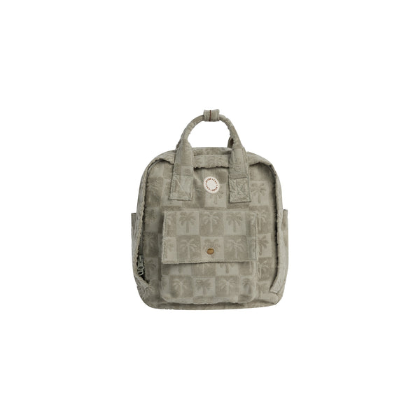 Rylee + Cru Palm Check Mini Backpack