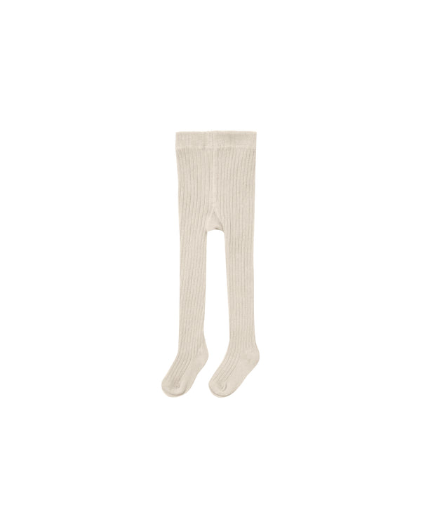 Rylee + Cru Ribbed Tights Stone