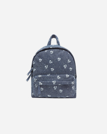 Rylee & Cru Mini Backpack Heart Ditsy - Indigo