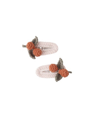 Rylee + Cru Crochet Clip Set - Shell