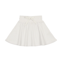 Analogie By Lil Legs Basic Ribbed Skirt - Pure White