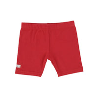 Lil Legs Red Basic Shorts