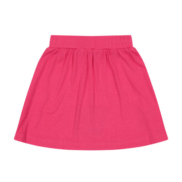 Zeebra Kids Fuschia Ribbed Circle Skirt