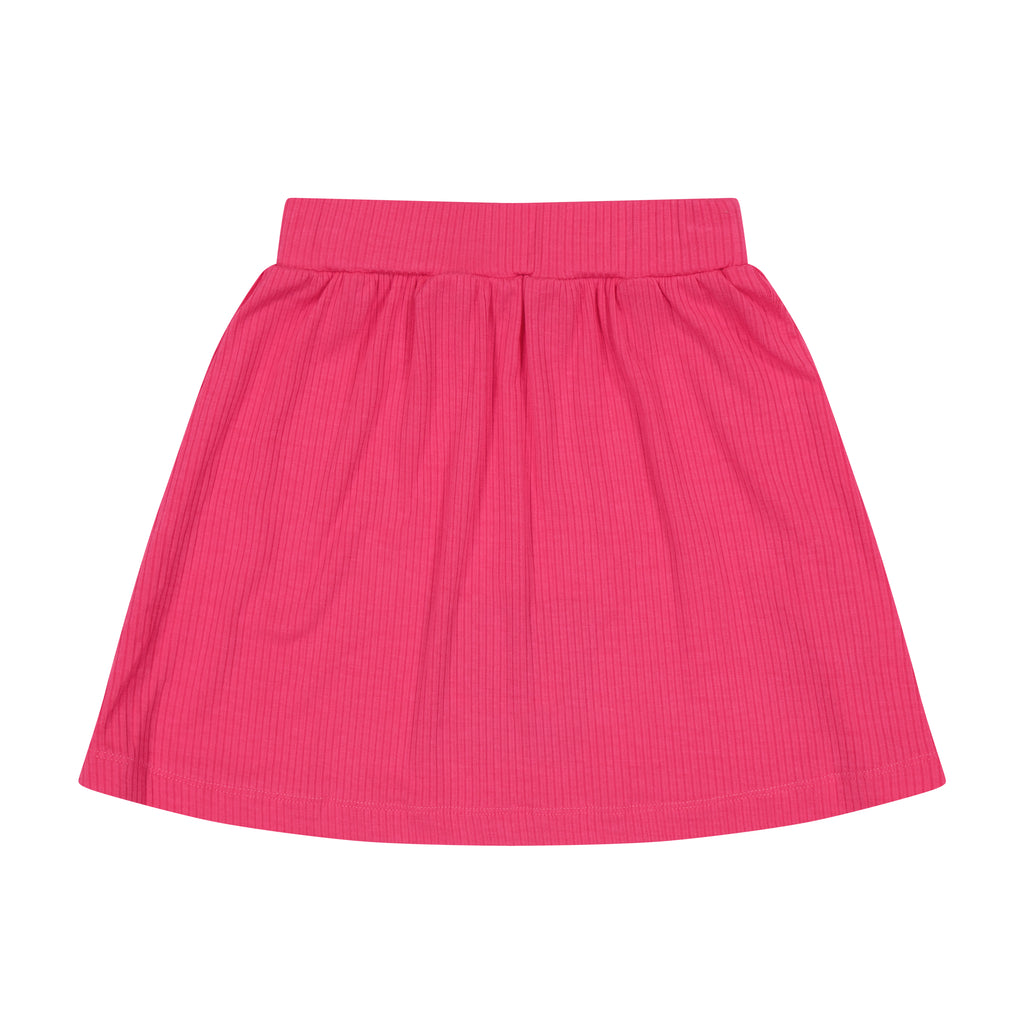 Zeebra Kids Fuschia Ribbed Circle Skirt | Buttons Bebe