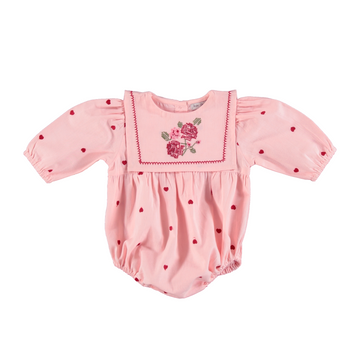 Bebe Organic Rose Romper - We Heart Roses
