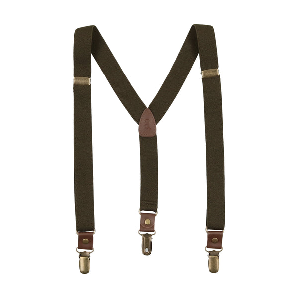 Analogie By Lil Legs Suspenders Olive