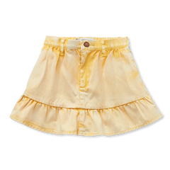 Sproet & Sprout Denim peplum skirt - Pastel yellow 2208