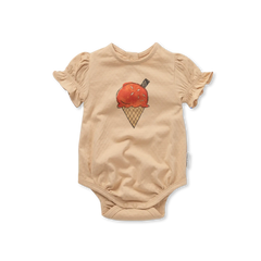 Sproet & Sprout Romper balloon sleeve sand - Sand 2297