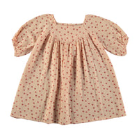 Tocoto Vintage Pink Short Heart Print Dress
