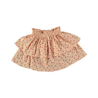 Tocoto Vintage Pink Heart Print Short Skirt