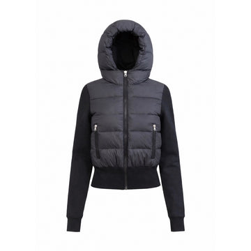 Scotch Bonnet Hooded Hybrid Knit & Quilted Jacket S68