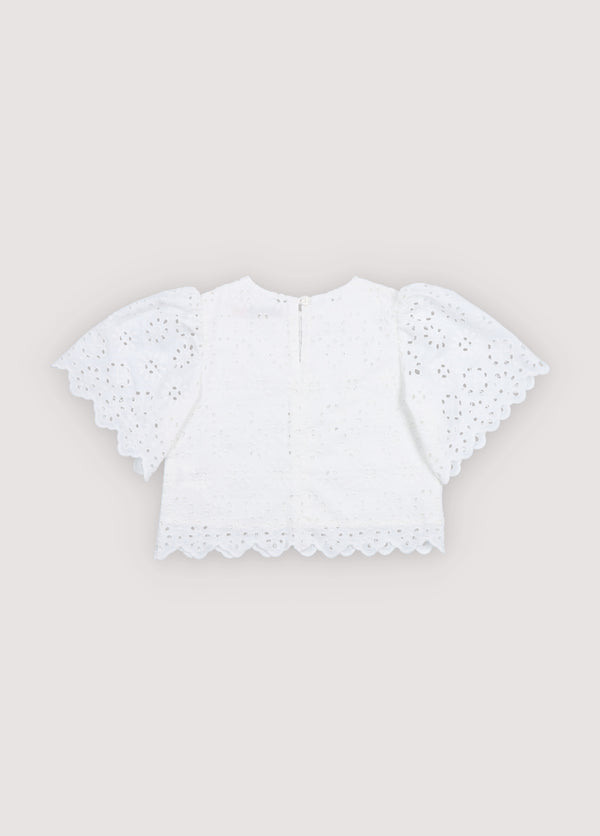 The New Society - Sakura Blouse Pure Cloud