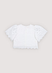 The New Society - Sakura Blouse Pure Cloud