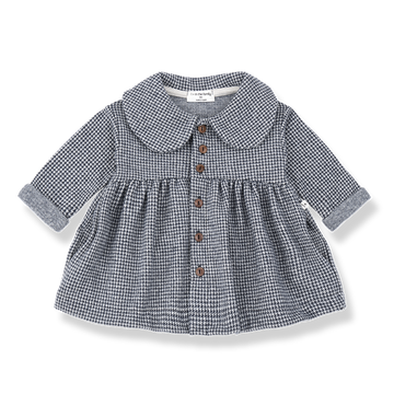 1+ In The Family Salerno Collar Dress - Blue