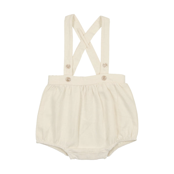 Analogie By Lil Legs Suspender Bubble Bloomer Cream