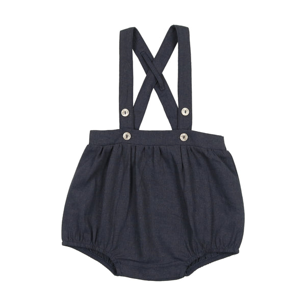 Analogie By Lil Legs Suspender Bubble Bloomer Off Navy
