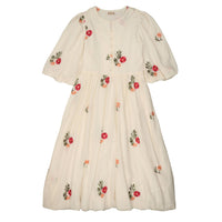 Prairie Scarlet Embroidered Dress