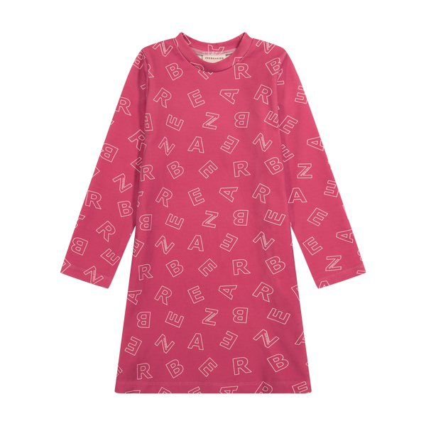 Zeebra Kids Raspberry Scattered Zeebra Nightshirt