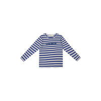 Crew Lounge Blue Rib Stripe Set