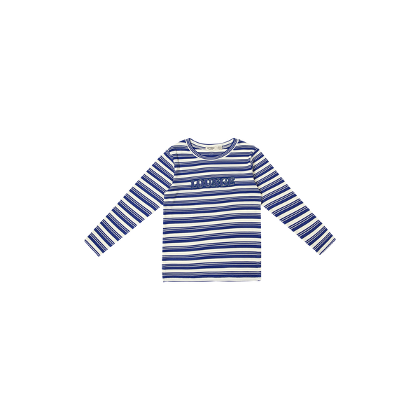 Crew Lounge Blue Rib Stripe Set