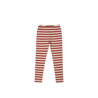 Crew Lounge Red Rib Stripe Set