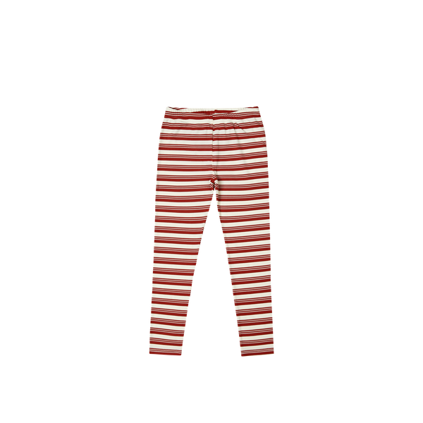 Crew Lounge Red Rib Stripe Set