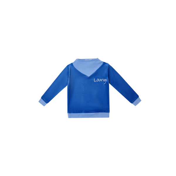 Crew Lounge Blue Velour Set