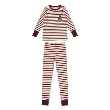 Crew Lounge Teddy Lounge Set Maroon
