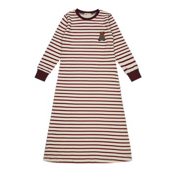 Crew Lounge Teddy Lounge Nightgown Maroon