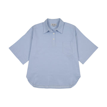 Kin And Kin Oversized Shirt - Light Blue