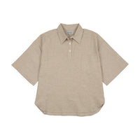 Kin And Kin Oversized Shirt - Beige