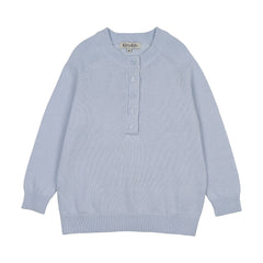 Kin And Kin Raglan Sleeve Sweater - Light Blue