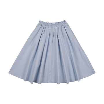 Kin And Kin Gathered Short Skirt - Light Blue